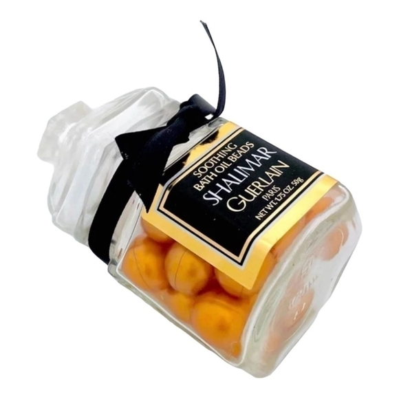 NWT Vintage GUERLAIN Shalimar Paris Soothing Bath Oil Beads Bath Capsules - Picture 4 of 6